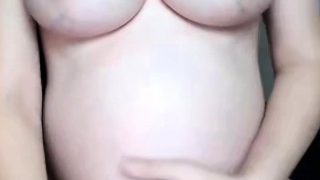 Sweet Preggo Big Milky Tit