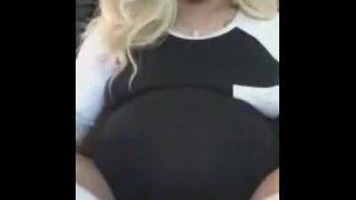 Pregnant Barbie private show